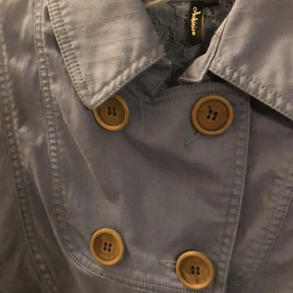 Dusty Blue/Gray Ambition 3/4 Sleeve Jacket - Picture 2 of 6